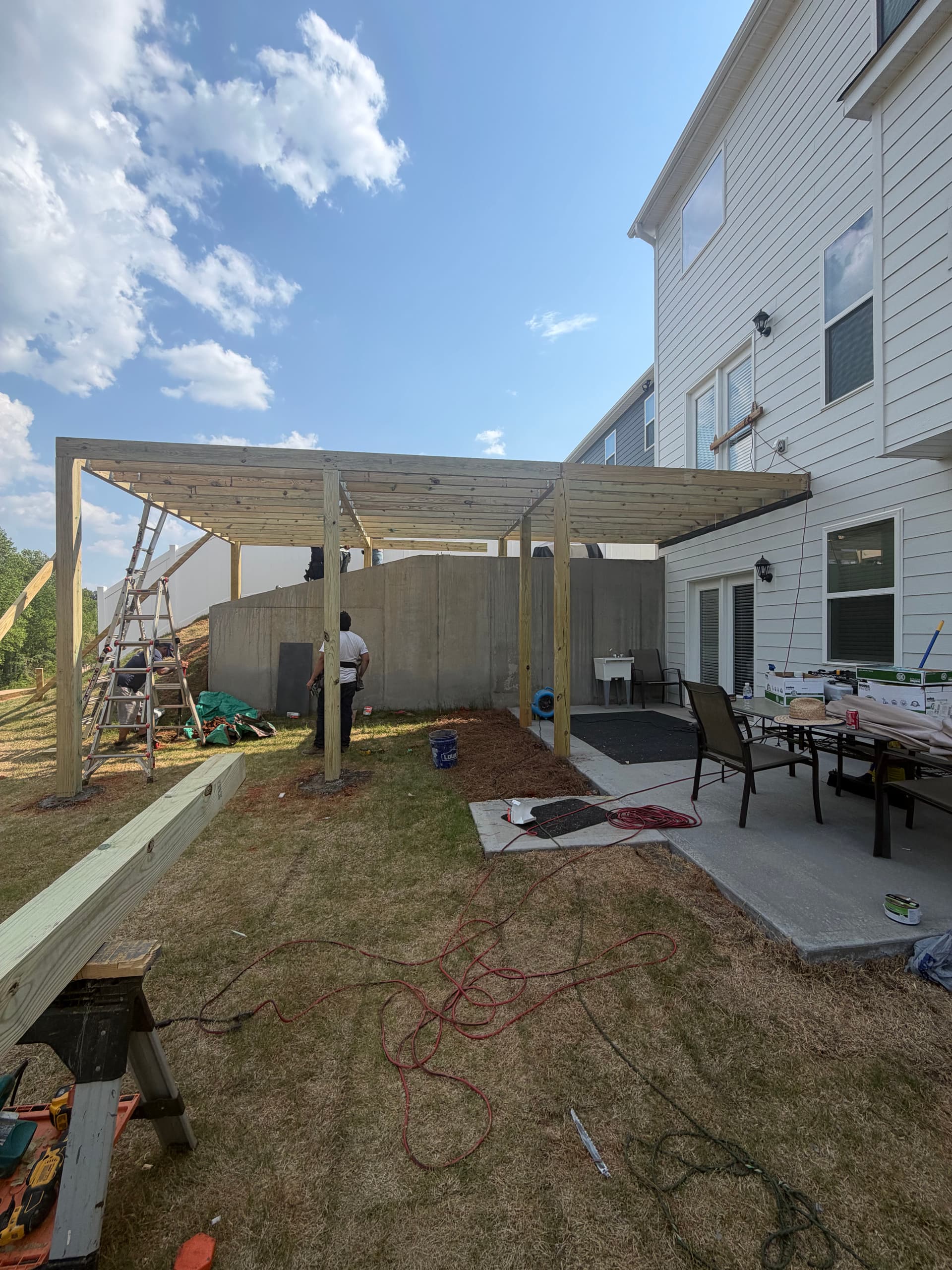 From Splintered Builder-Grade Deck to Custom Outdoor Living Space
