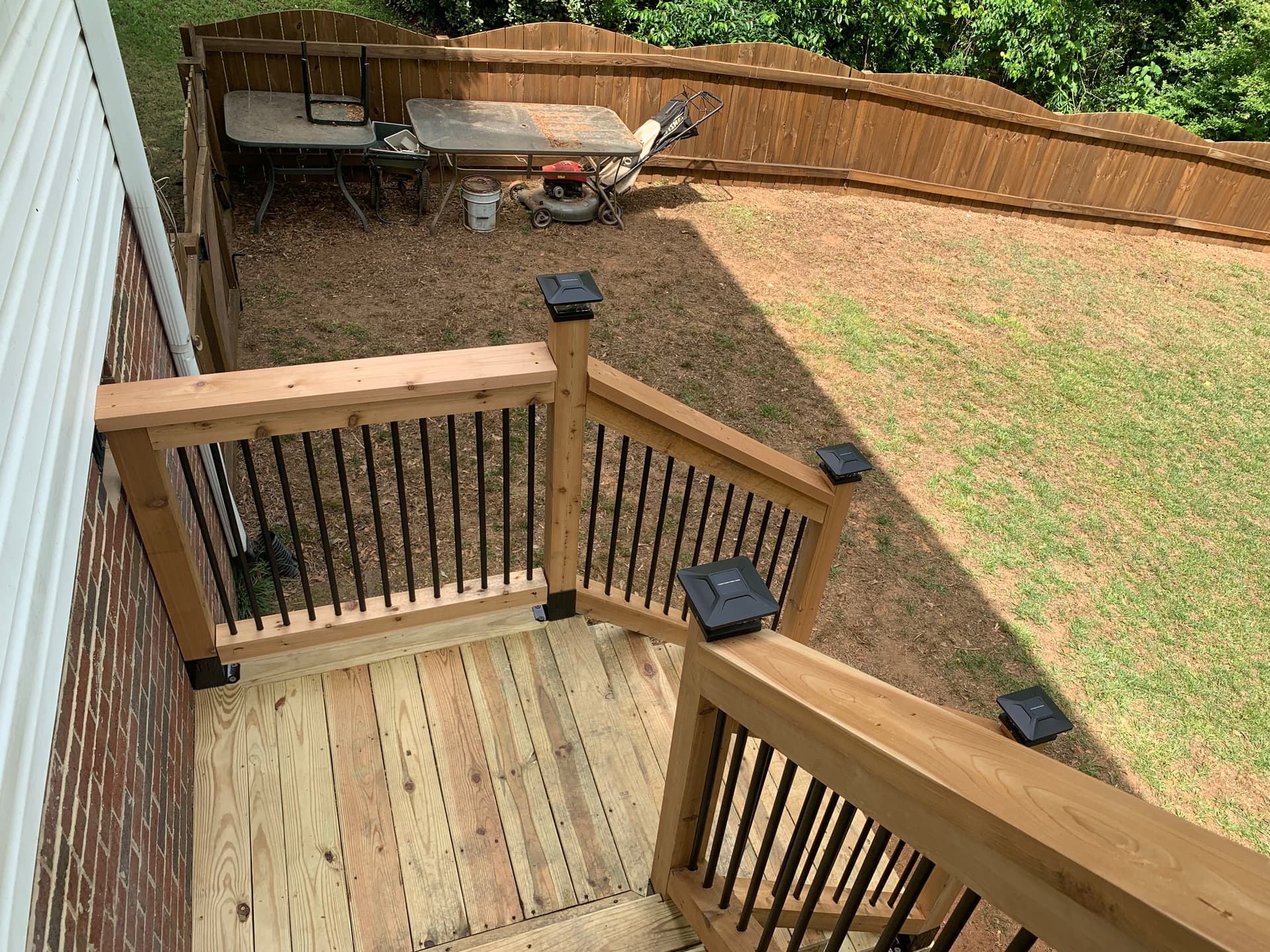 Gallery photos for Rotted Deck Replaced with Custom Cedar Build in Greer SC: Image #7