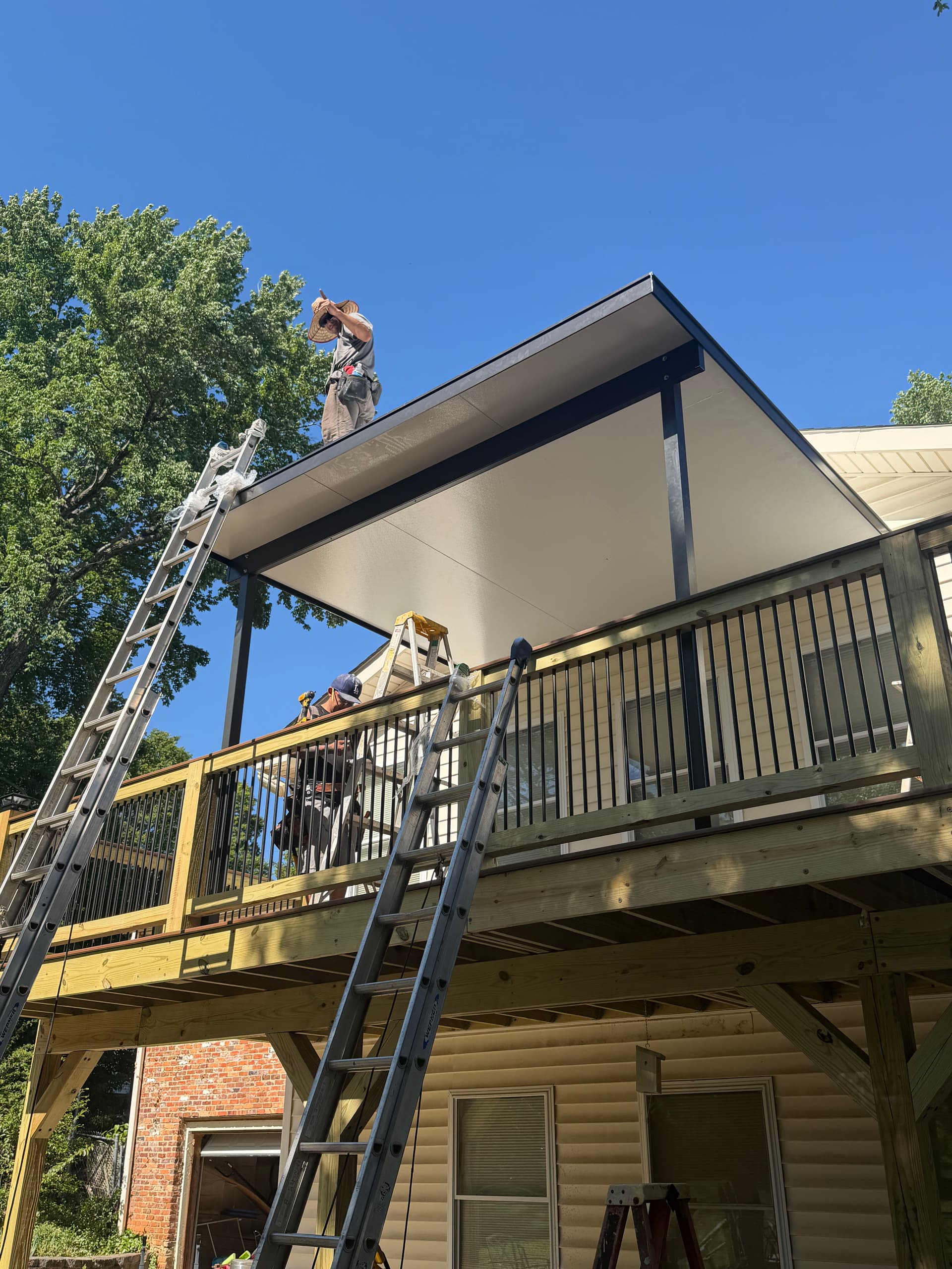 Gallery photos for Custom Trex Deck Rebuild with Aluminum Insulated Porch Cover: Image #4
