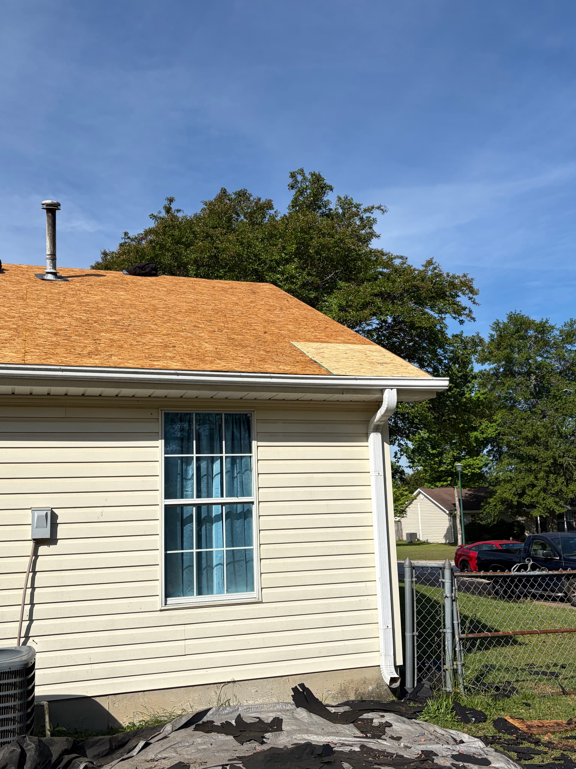 Rotted Eave Decking Fixed Before a Full Roof Replacement