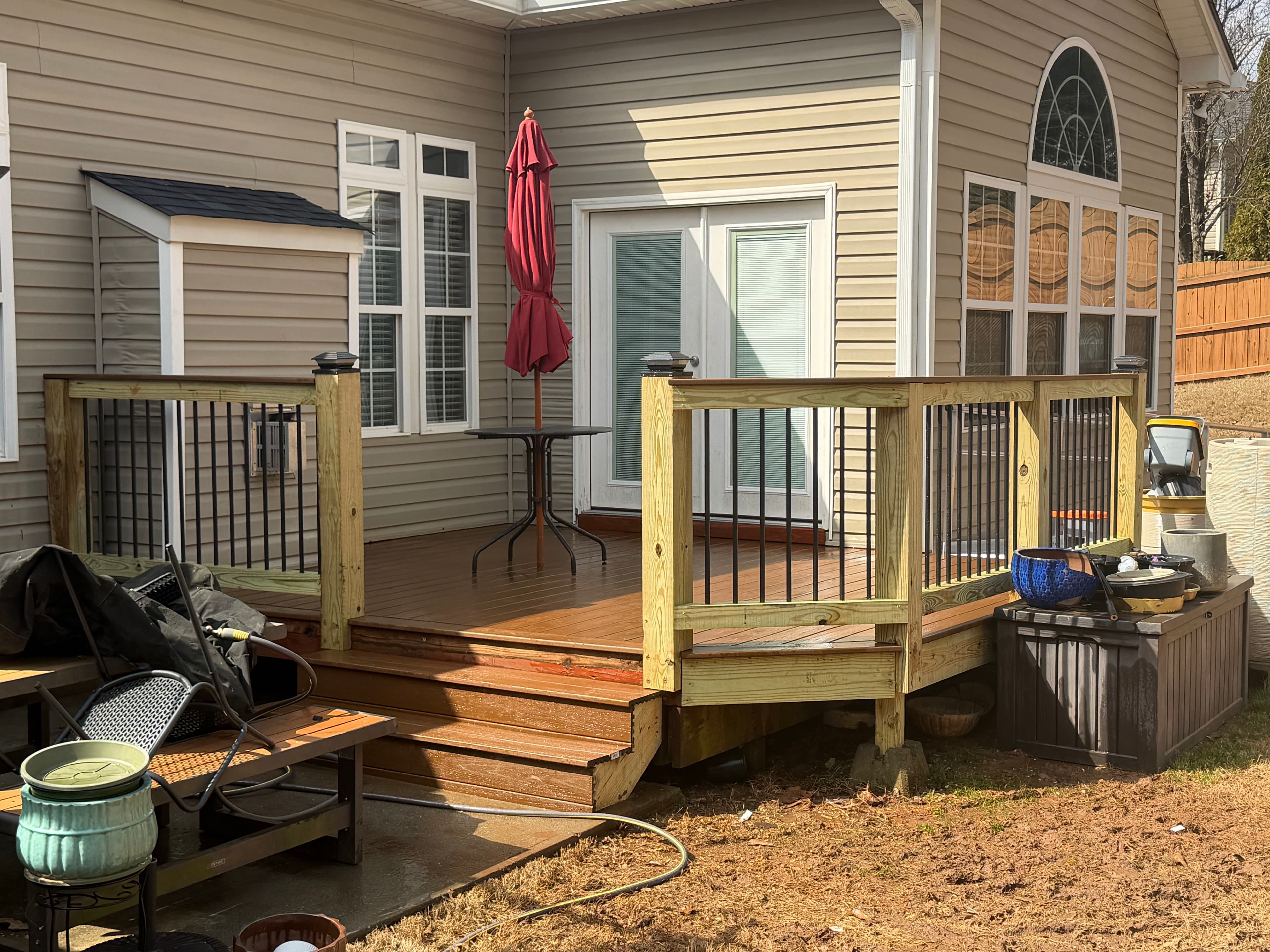 Project Stunning Trex Deck Installation in Easley image