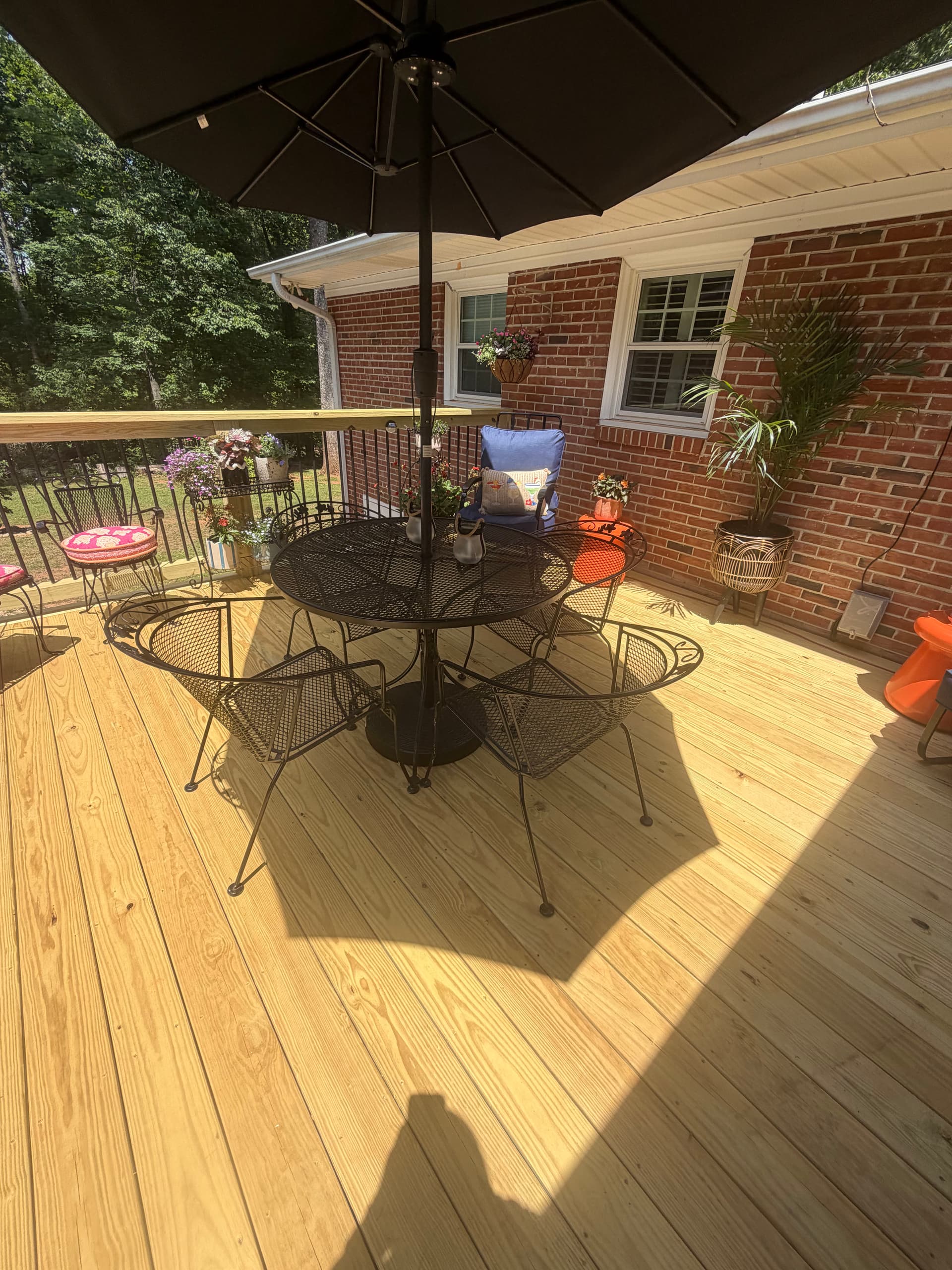 Gallery photos for 16x16 Custom Wood Deck Build in Greenville SC: Image #8