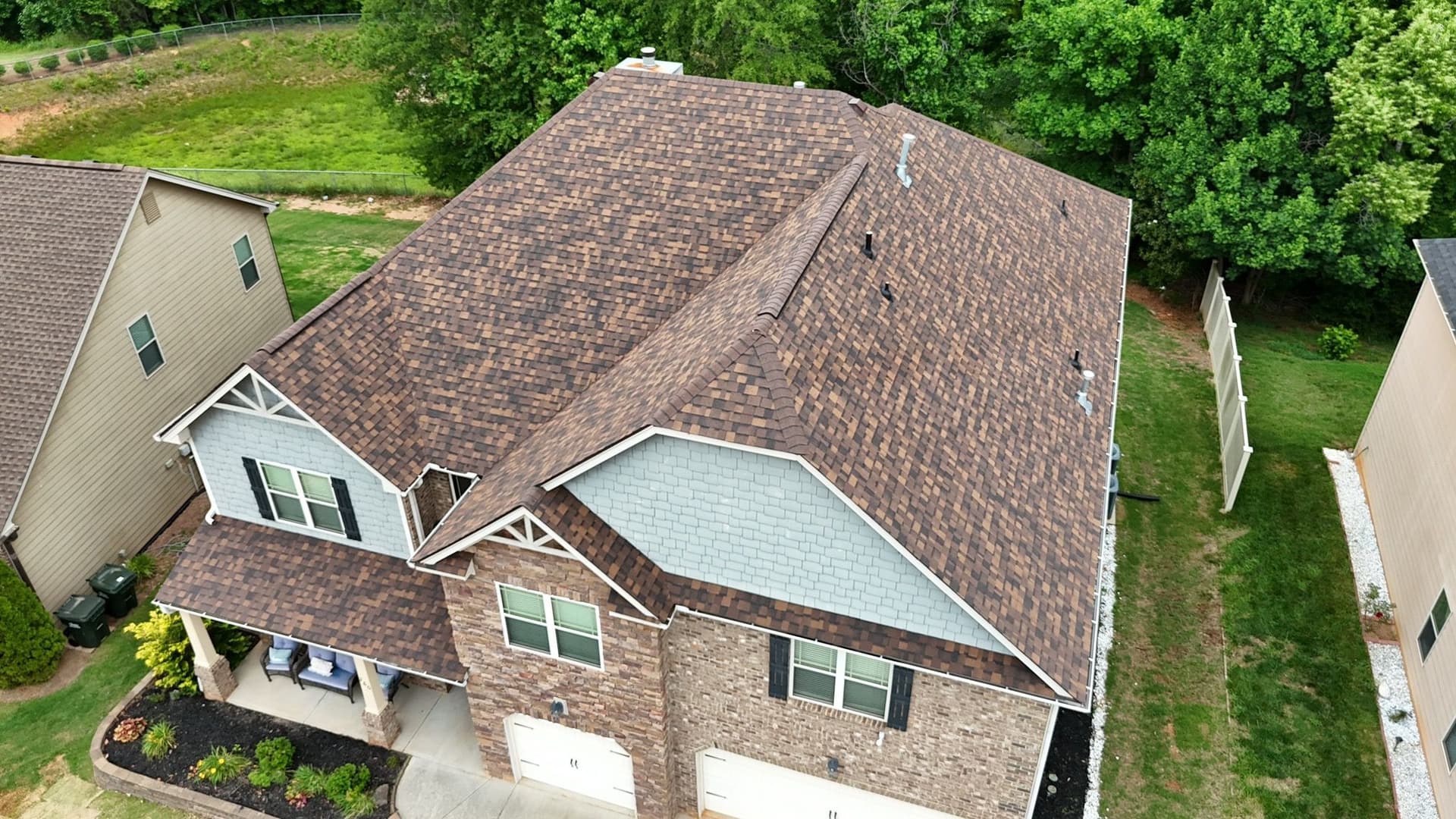 Owens Corning Duration Brownwood Shingles That Actually Match Your Home image