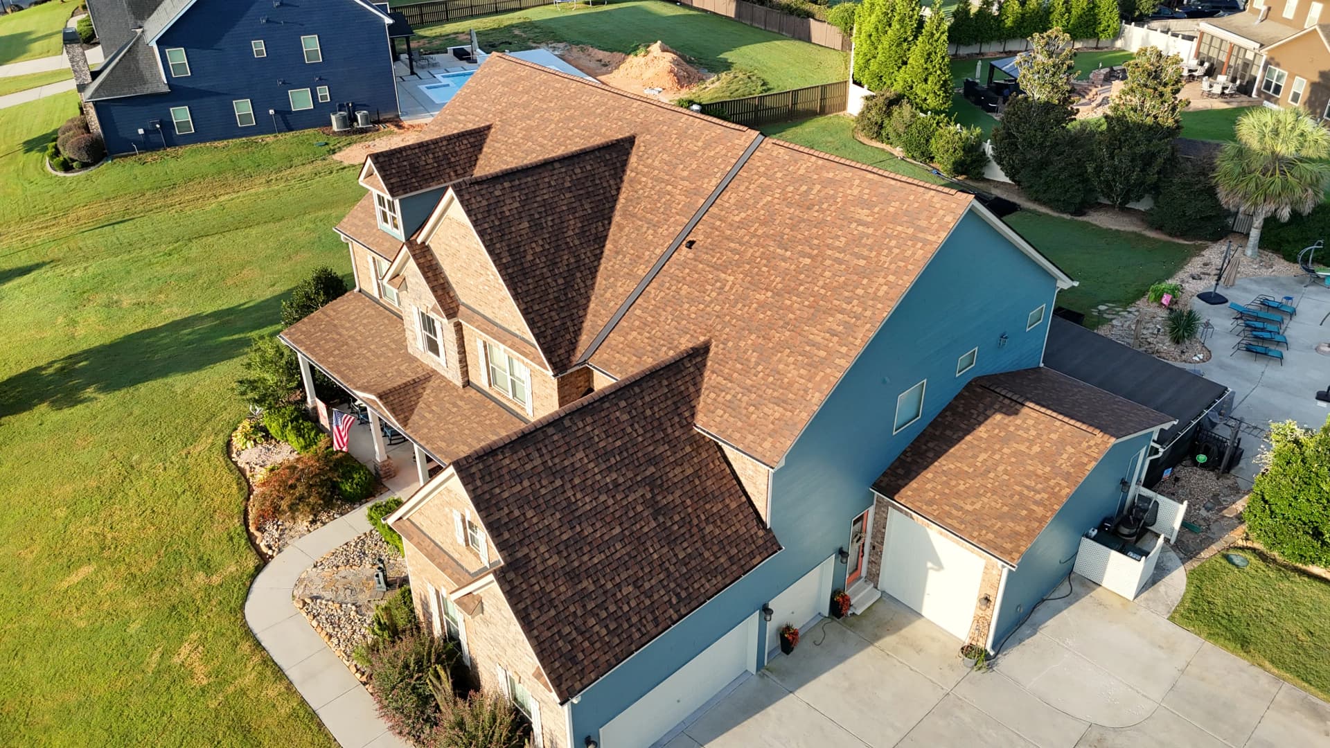Gallery photos for Owens Corning Duration Desert Rose Roof Replacement in Simpsonville SC: Image #4