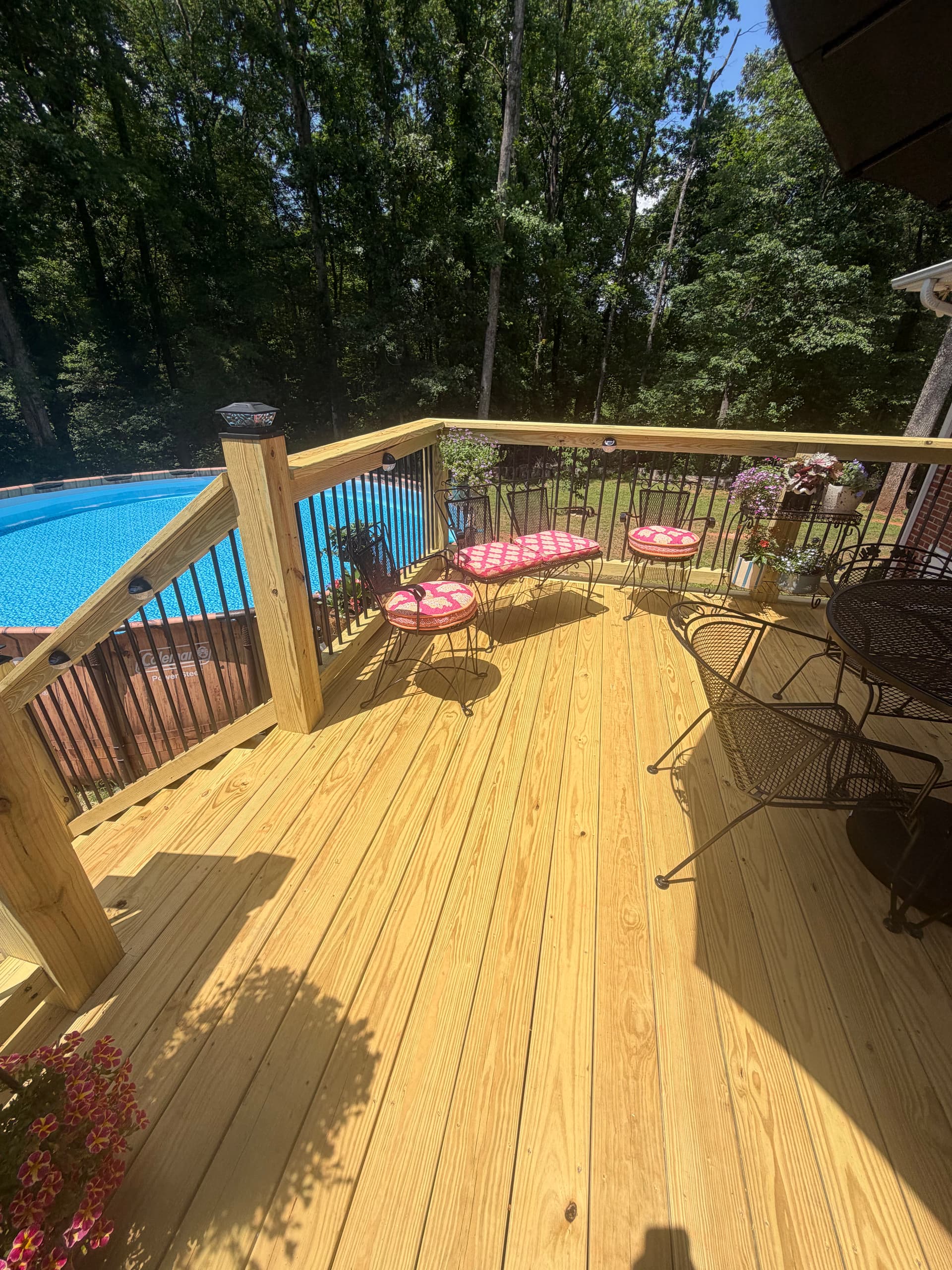 Gallery photos for 16x16 Custom Wood Deck Build in Greenville SC: Image #7