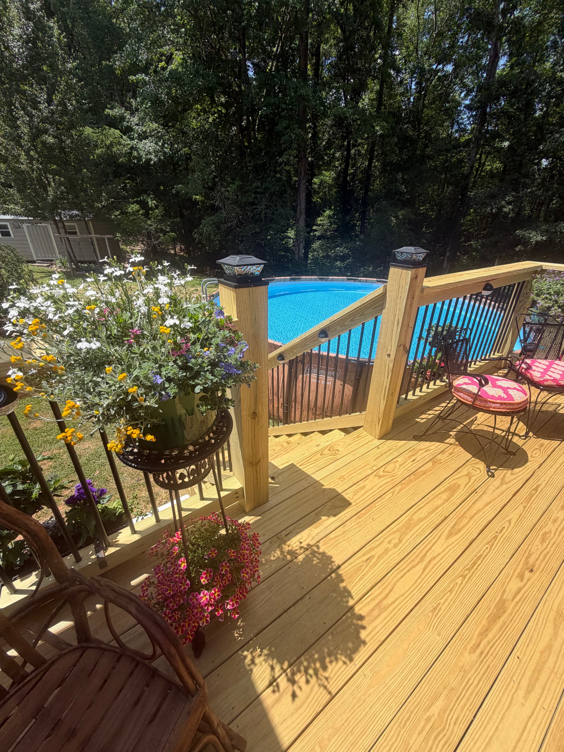 Gallery photos for 16x16 Custom Wood Deck Build in Greenville SC: Image #6