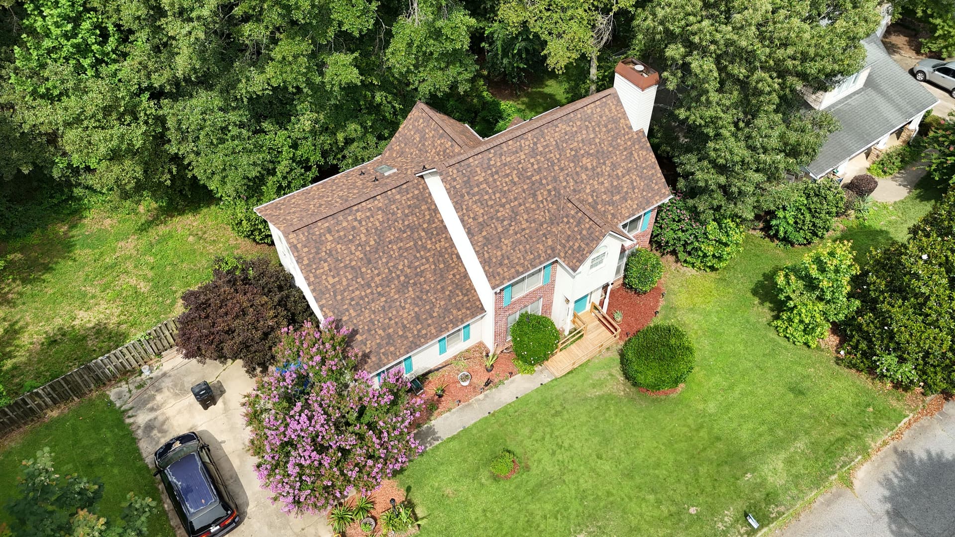 Gallery photos for Owens Corning Brownwood Shingle Roof Installation in Simpsonville SC: Image #4