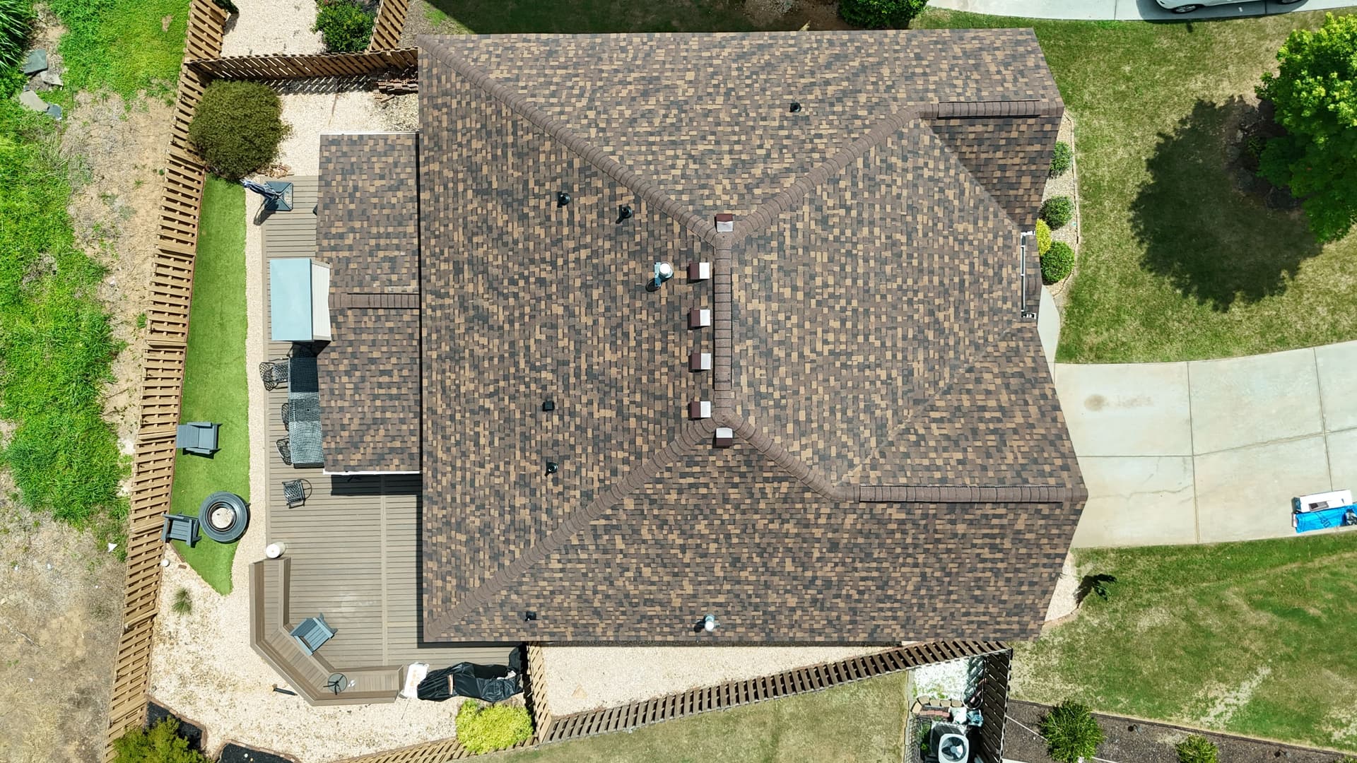 Gallery photos for Owens Corning Duration Brownwood Roof Installation in Greenville SC: Image #1