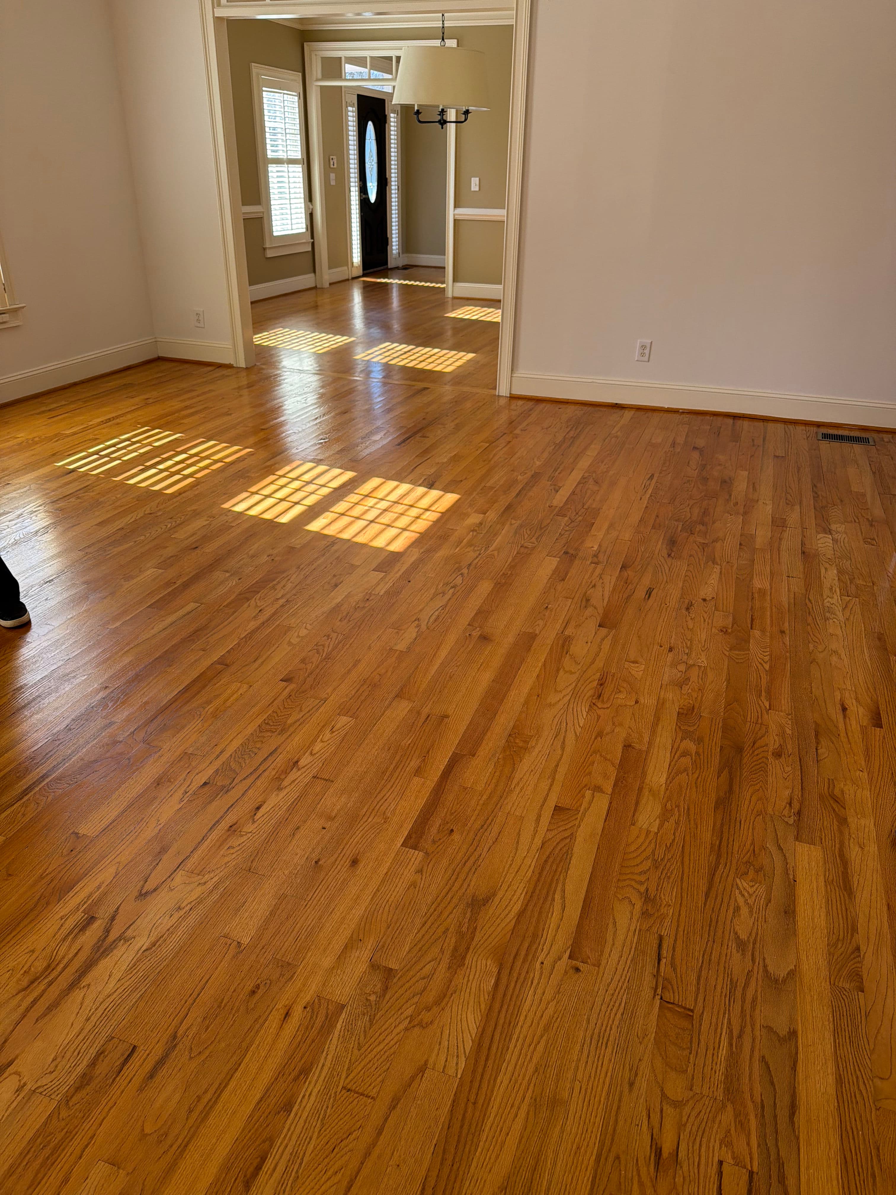 Project Stunning Hardwood Floor Refinishing in Greer image