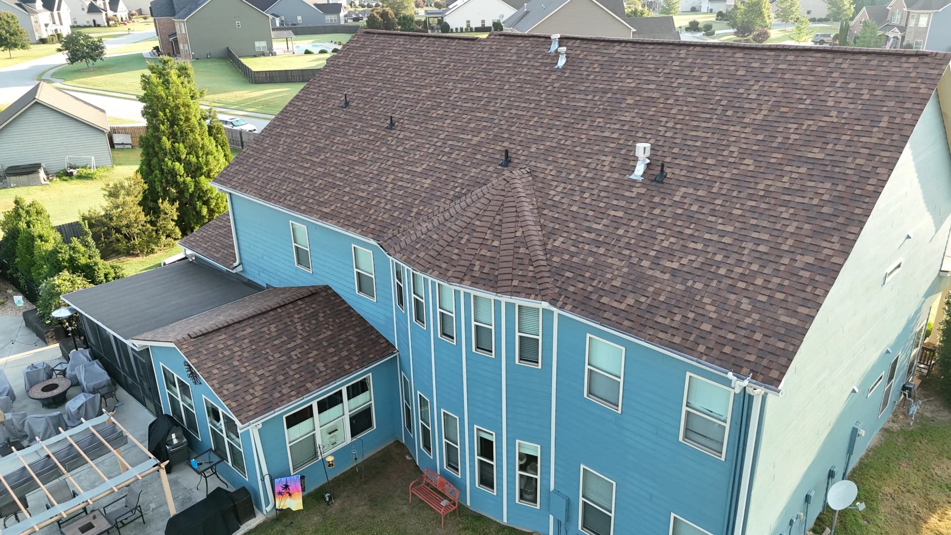 Gallery photos for Owens Corning Duration Desert Rose Roof Replacement in Simpsonville SC: Image #3