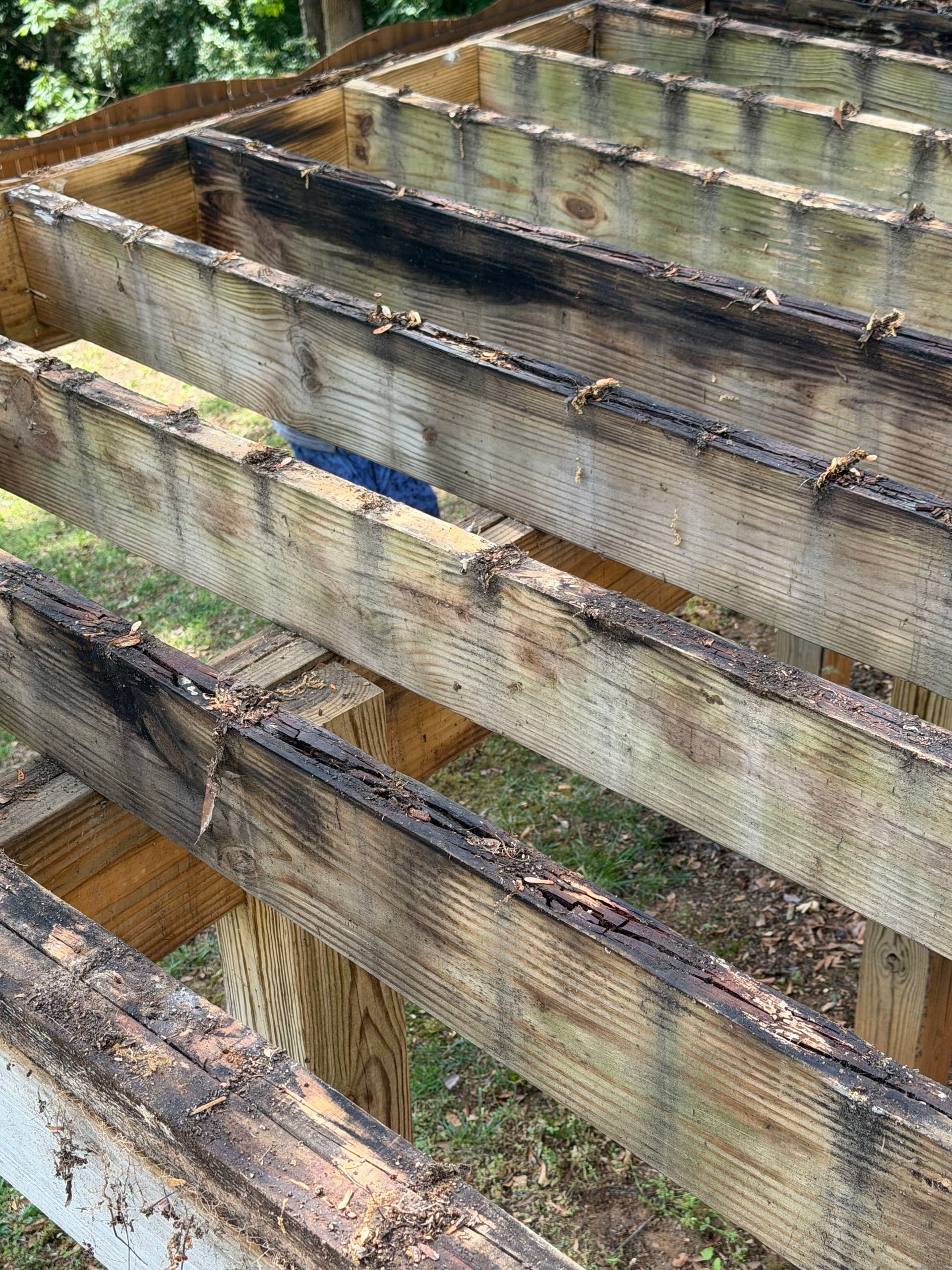 Gallery photos for Rotted Deck Replaced with Custom Cedar Build in Greer SC: Image #4