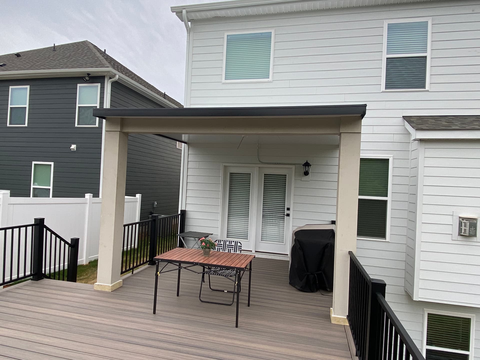 Gallery photos for Deck and Covered Patio Build Coming Together in Travelers Rest: Image #1