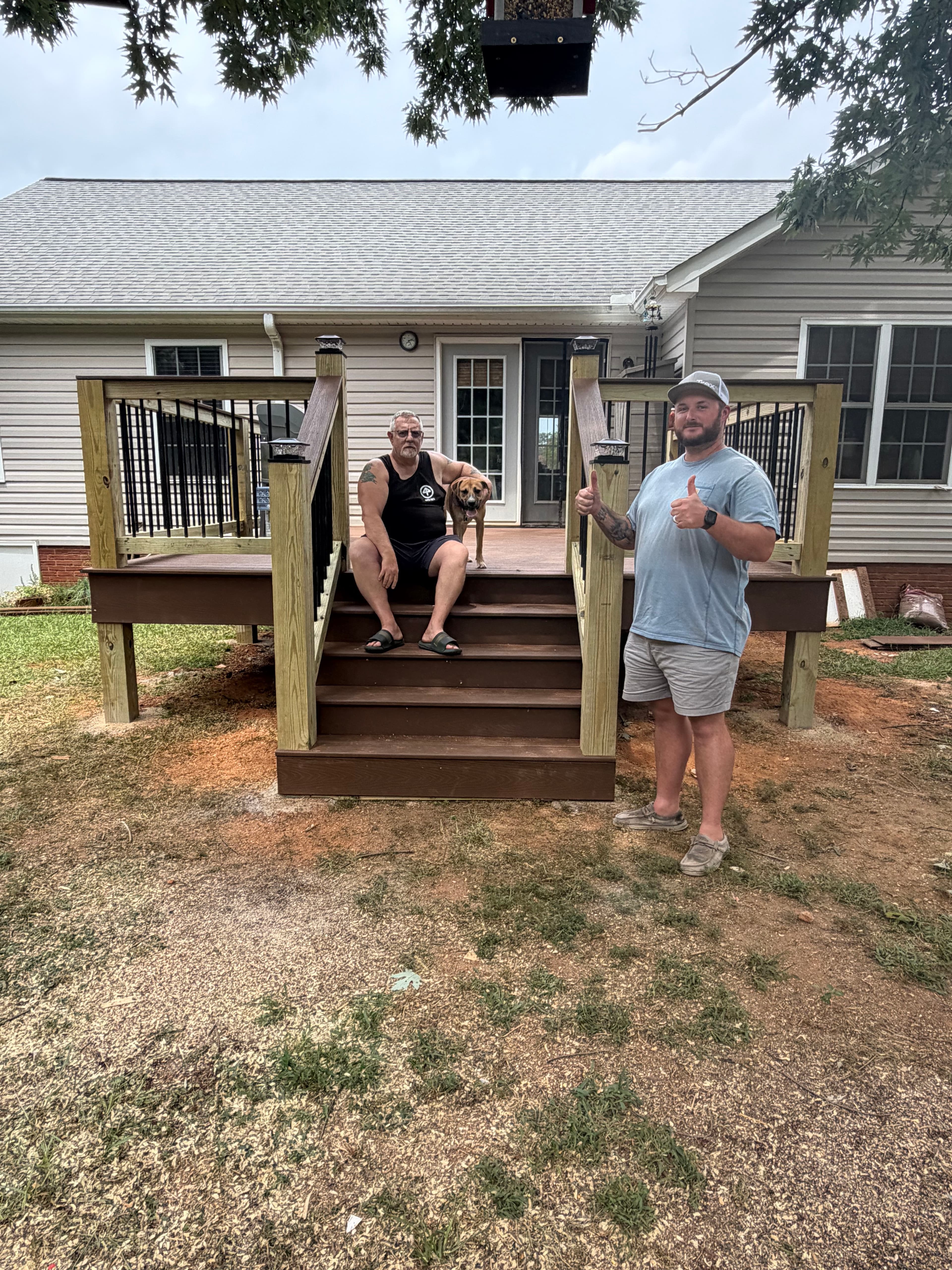 Project Trex Saddle Enhance Deck Build in Anderson SC image