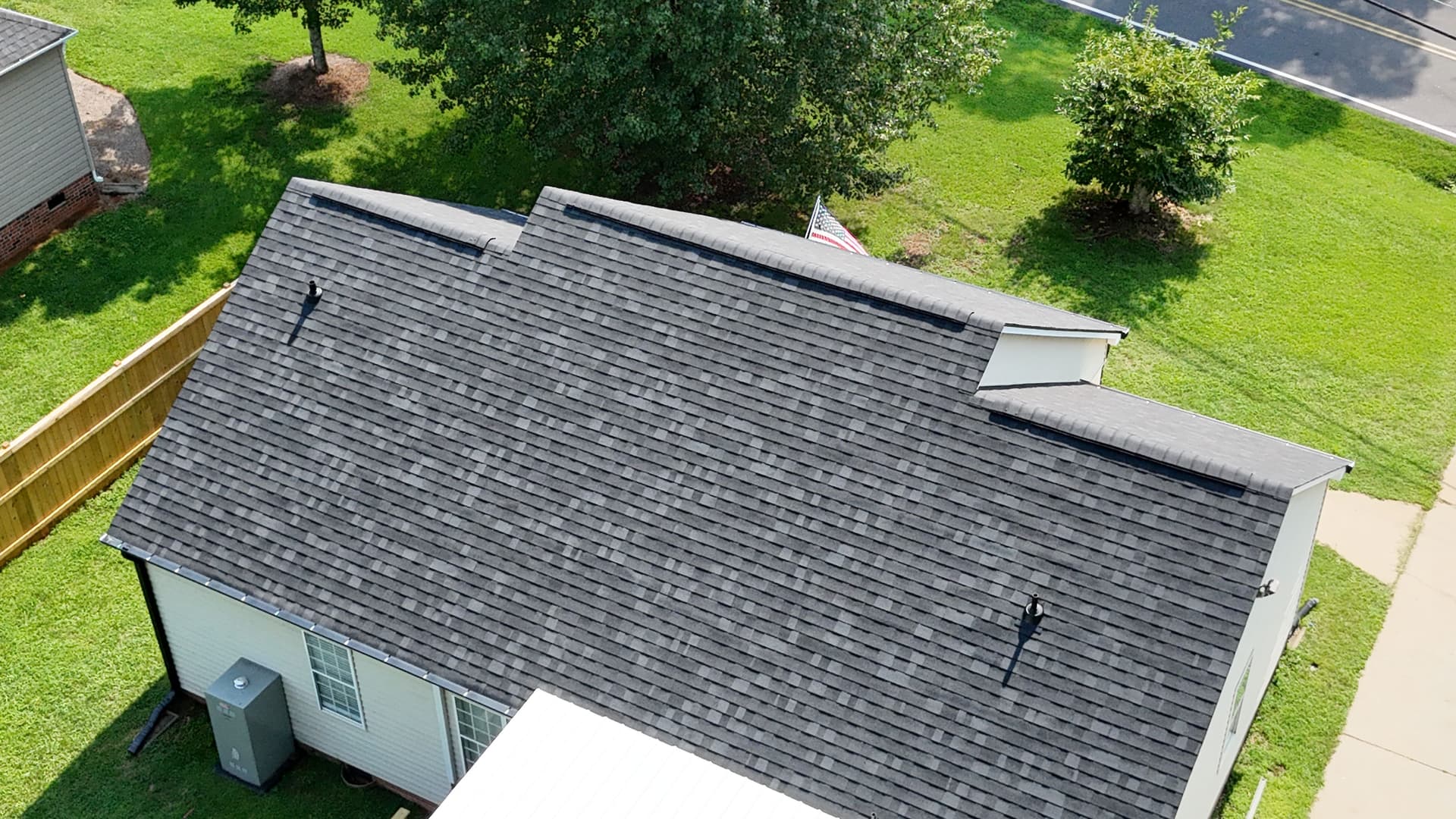 Gallery photos for Owens Corning Onyx Black Roof and Gutter Install in Lyman SC: Image #2