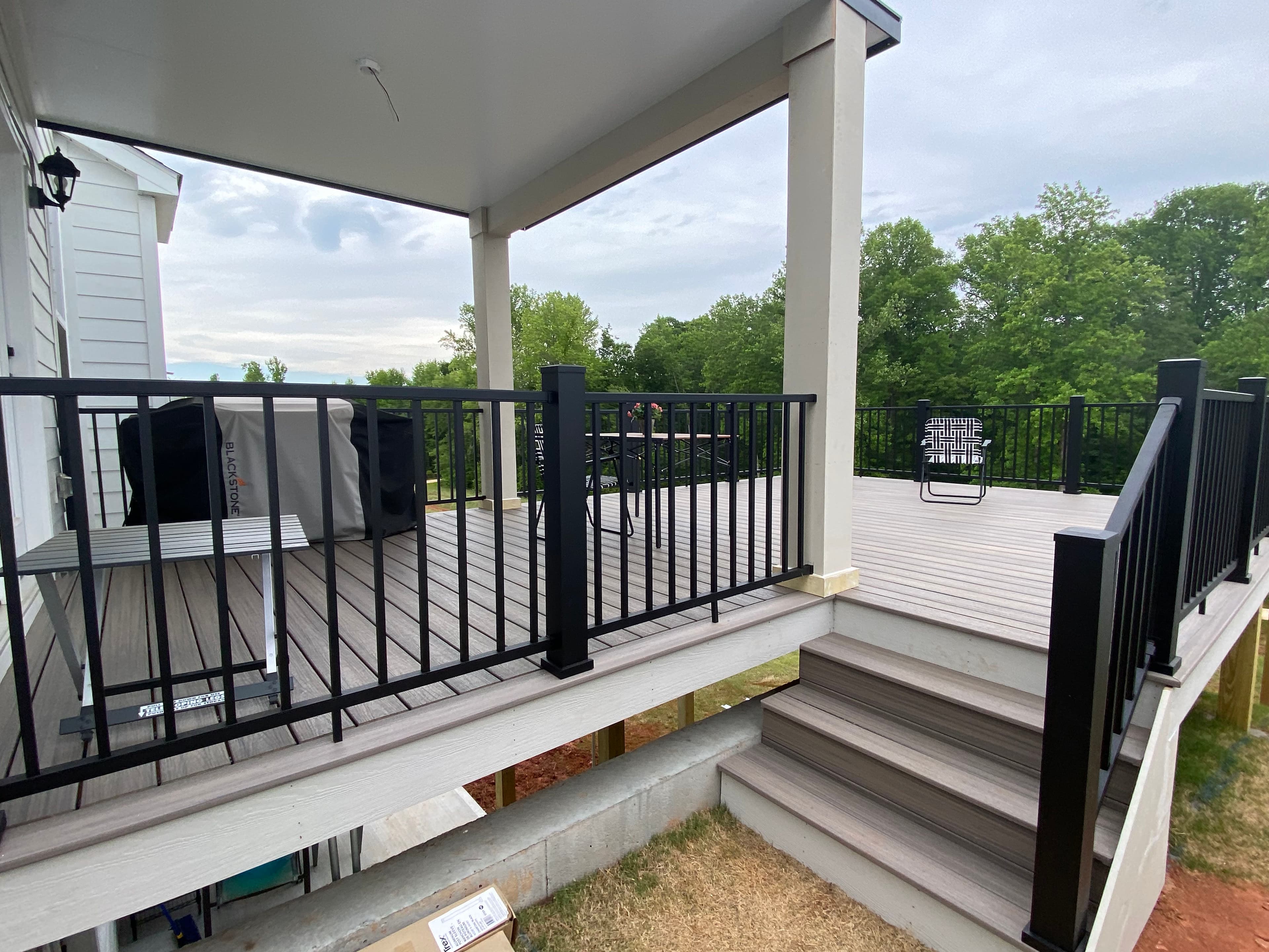Project Deck and Covered Patio Build Coming Together in Travelers Rest image