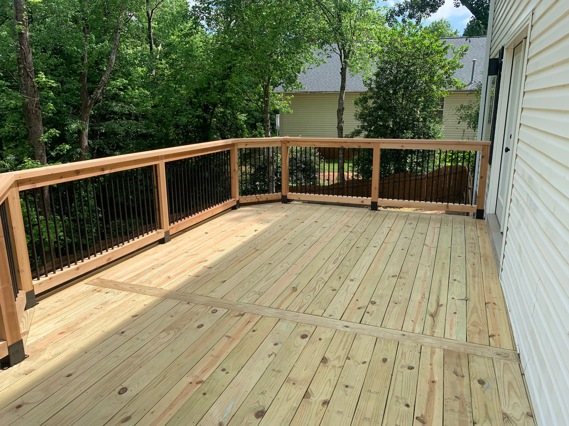 Gallery photos for Rotted Deck Replaced with Custom Cedar Build in Greer SC: Image #9