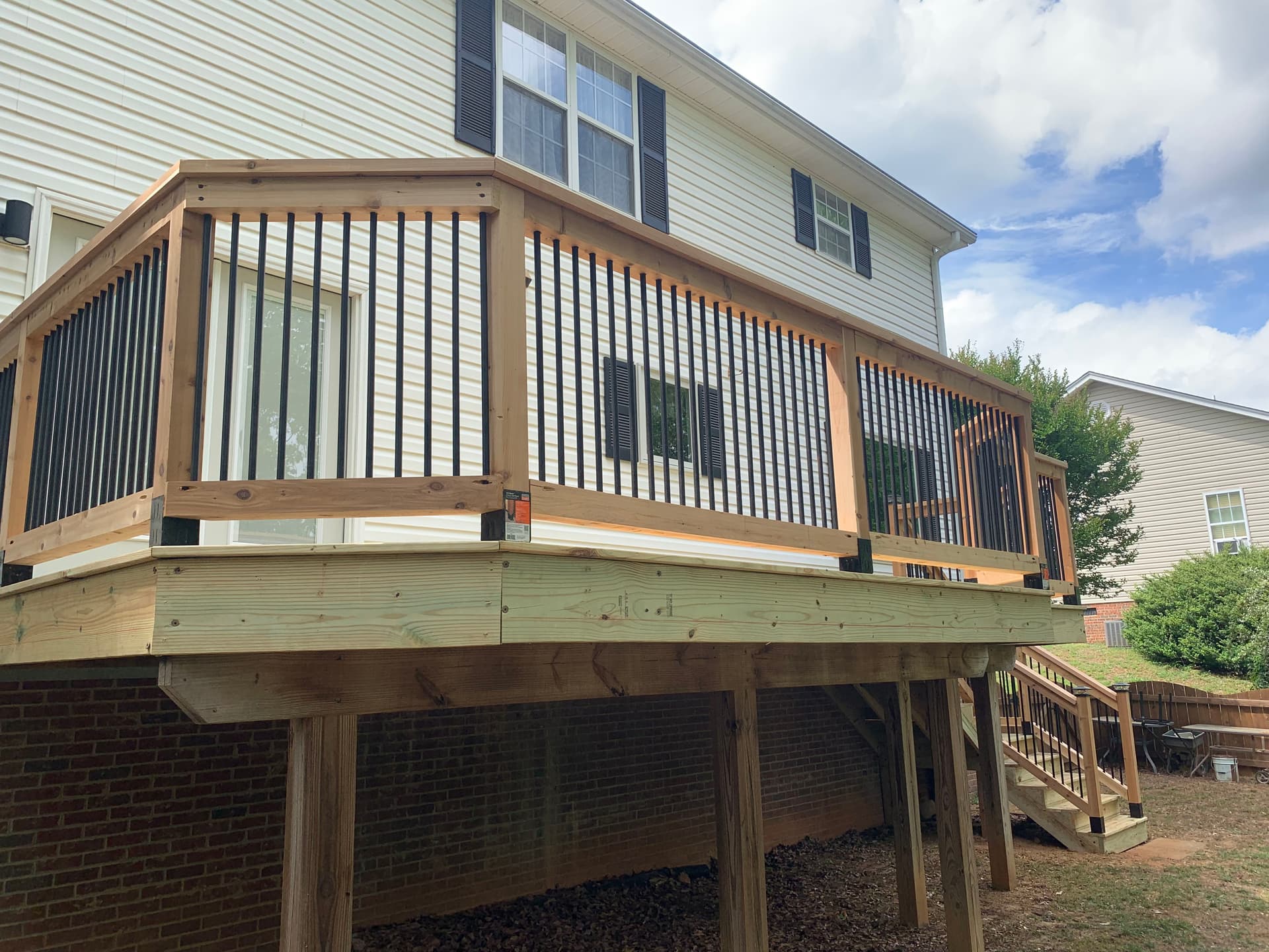 Gallery photos for Rotted Deck Replaced with Custom Cedar Build in Greer SC: Image #8